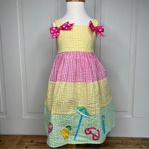 Good Lad Summer Seersucker Sun Dress Size 3T